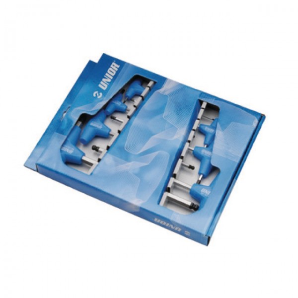 Unior Kugelkopfinbusschlüssel mit T-Griff 193 CS HXS Set 2.5 - 10 mm