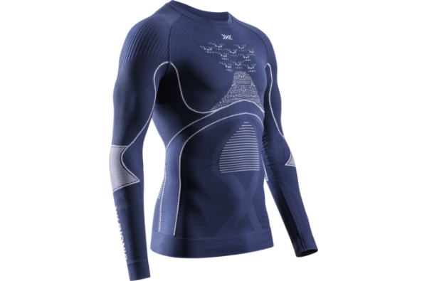X-BIONIC Men Energy Accumulator 4.0 Shirt LG SL marine/optical white