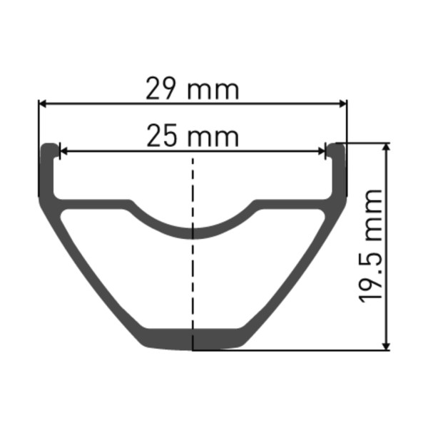 X 1900 SPLINE Laufrad 29" CL 25 148/12 MS