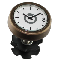 by.Schulz Uhr, Speedlifter A-Head Clock Alu brown by.Schulz Uhr, Speedlifter A-Head Clock Alu brown