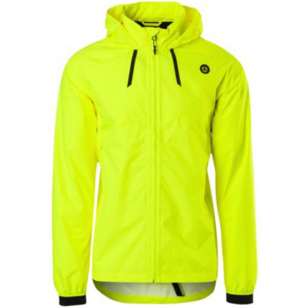 AGU Commuter Compact Rain Jacket Hi-vis Neon Yellow, S