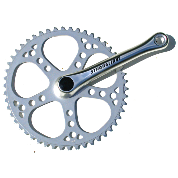 Stronglight Kurbelgarnitur, City 55S,170, 42 eingepresst, silver, 5083