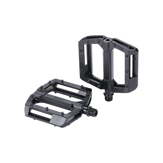 BBB Flachpedal Alu schwarz matt