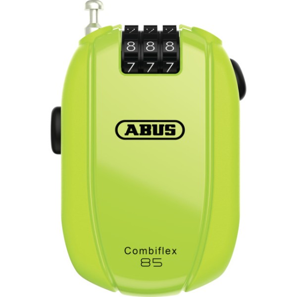 Abus Spezialschloss Combiflex Break 85 Code ohne Halter neon gelb