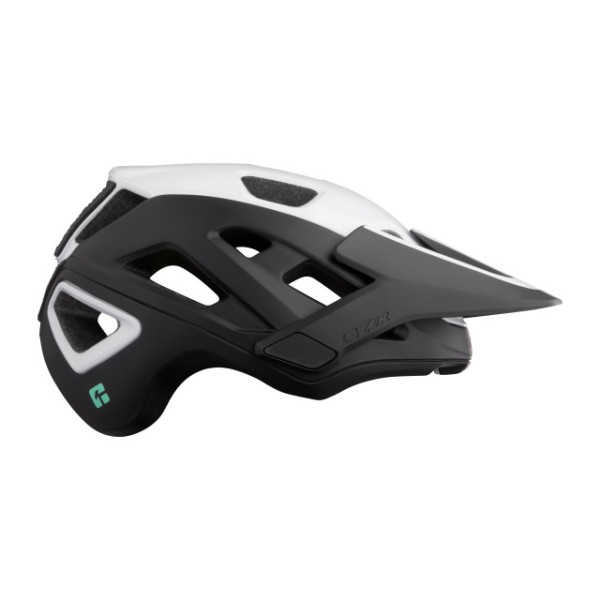 LAZER Unisex MTB Jackal KinetiCore Helm matte white black