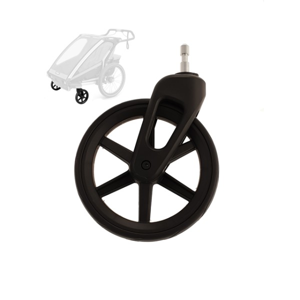 Thule Strollerrad schwarz 6 Zoll für Chariot Anhänger ab 2017