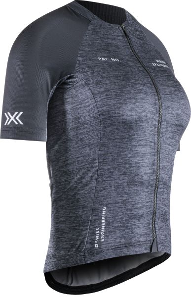 X-BIONIC Women Corefusion Endurance Merino Jersey SH SL opal black melange, XS