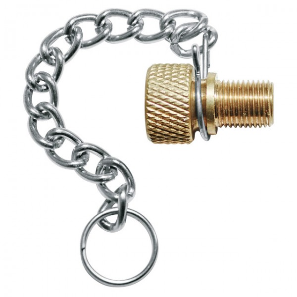 SKS Aufstecknippel mit Kette für Presta-Ventil