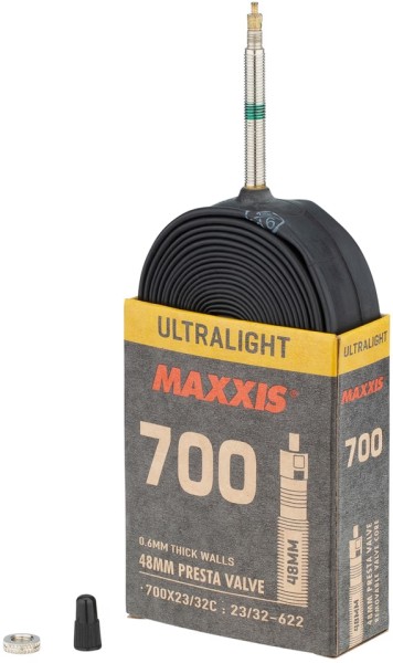 Maxxis Schlauch Ultralight Presta 700x33-50C, 33/50-622, Ventil 48mm