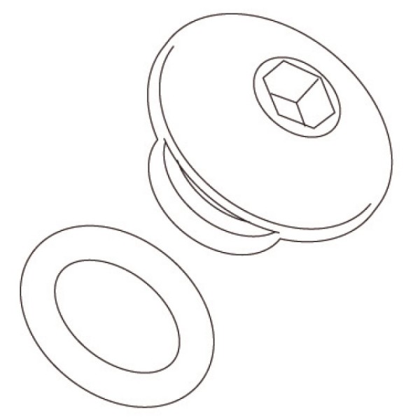 Shimano Alfine Öl-Nippel schwarz zu SG-S700 mit O-Ring
