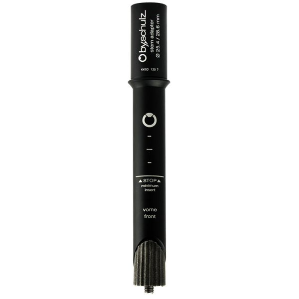 by.Schulz Ahead Adapter, QUILL 1 1/8" 25.4mm Klemm-ID:28.6 Länge: 21.5 bis 70mm