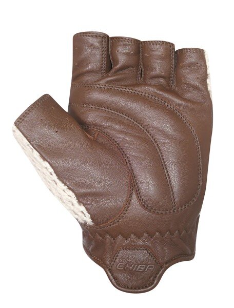 Chiba Pure Nature Gloves beige brown