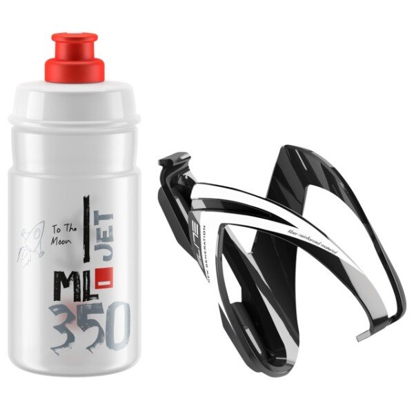 Elite Kit Ceo für Kinder schwarz glossy, inkl. Jet 350ml transparent-rot
