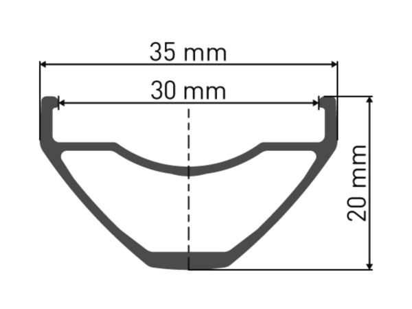 M 502 Felge DB 27.5" 30 28L