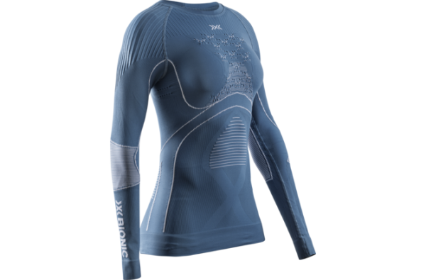 X-BIONIC Women Energy Accumulator 4.0 Shirt LG SL mineral blue/arctic white