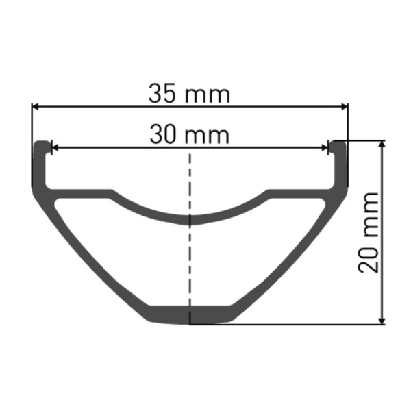 M 1900 SPLINE Laufrad 27.5" CL 30 148/12