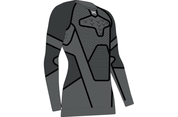 X-BIONIC Men Symbio Merino Shirt LS rhino grey
