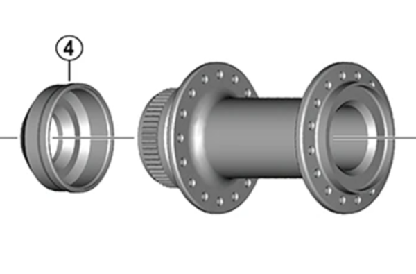 Shimano Abdeckung Center-Lock-Aufnahme FH-QC300