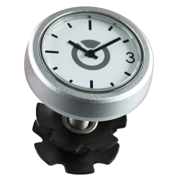 by.Schulz Uhr, Speedlifter A-Head Clock Alu silver