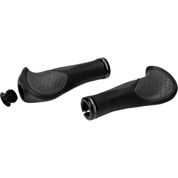 Ergotec FRISCO2 Kraton/Gel Griff, Länge:140/95 schwarz/grau