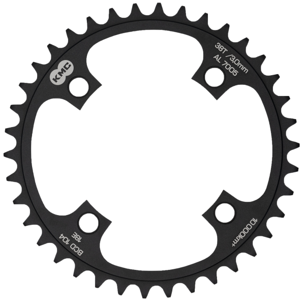 KMC Kettenblatt Front, 38T, 1/8", BCD 104mm, black