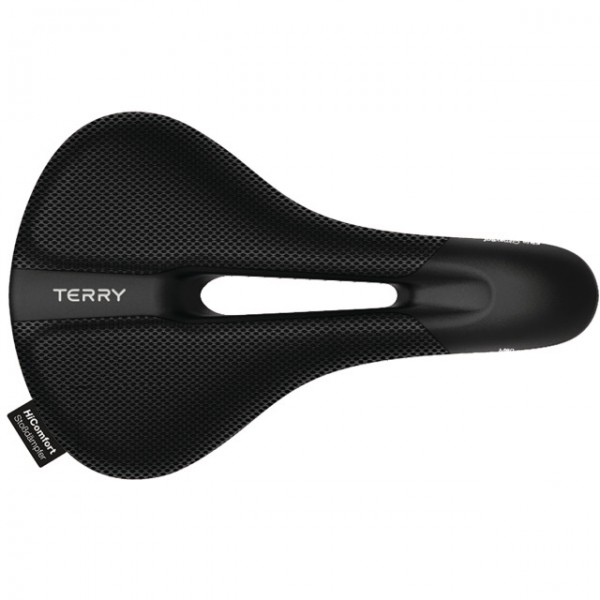Terry Sattel Fisio ClimaVent Gel Max Man mit Öffnung black
