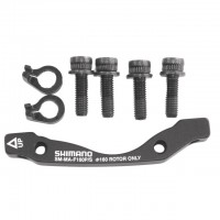 Shimano Scheibenbrems-Adapter SM-MA Postmount> Marzocchi 160 mm mit Schrauben/Draht Shimano Scheibenbrems-Adapter SM-MA Postmount> Marzocchi 160 mm mit Schrauben/Draht