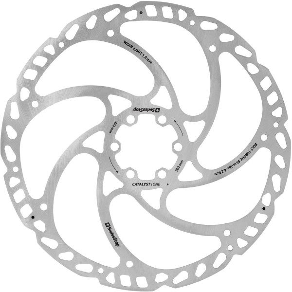 SwissStop Catalyst One DISC Scheibe 203mm, 6-Loch, 1.95mm, ohne Schrauben
