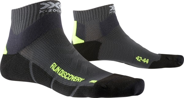 X-SOCKS Men Run Discovery charcoal/phyton yellow/black 39-41