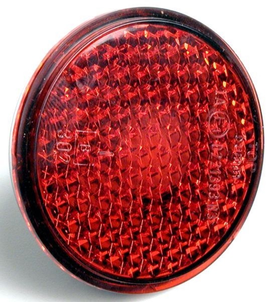 Rückstrahler rund, ø55mm, rot