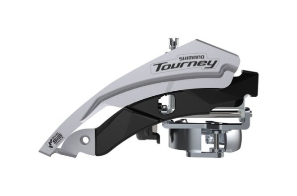Shimano Umwerfer TY FD-TY600 3x6/7/8 Top Swing 66-69° Schelle (31.8 mm, 34.9 mm)