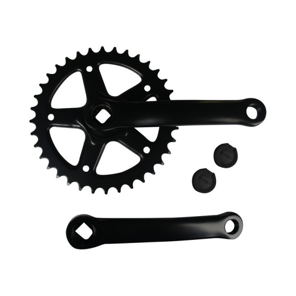 Mustang Kettenradgarnitur 36Z. 140mm Stahl schwarz
