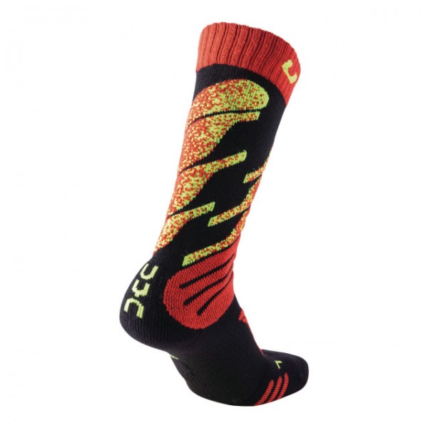 UYN Junior Ski Socks black / red