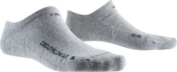 X-SOCKS Men executive low cut pearl grey melange