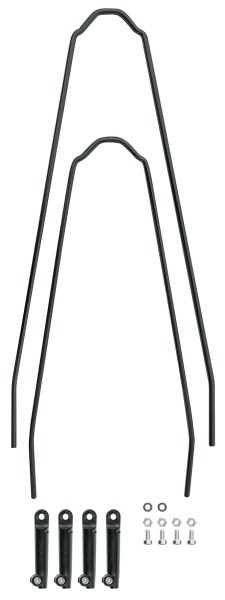 SKS Strebenset Edge AL 46 28" inkl. Befestigung schwarz
