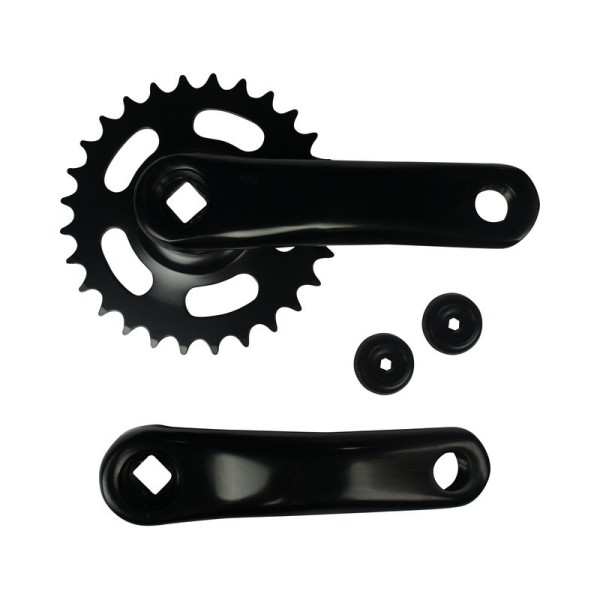 Mustang Kettenradgarnitur 28Z. 114mm Stahl schwarz