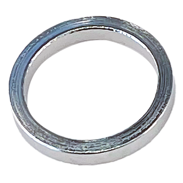 Ergotec Spacer, 1" 25.4 Dicke: 5 mm Aluminium silver