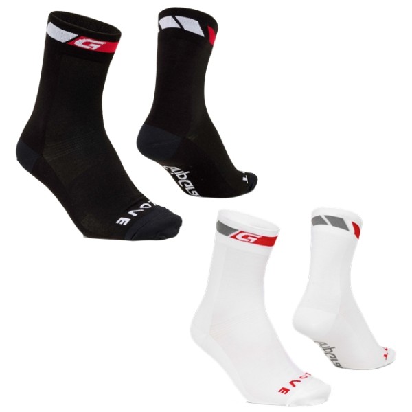 GripGrab Classic High Cut Sommer Socken Schwarz Gr. S (38-41)