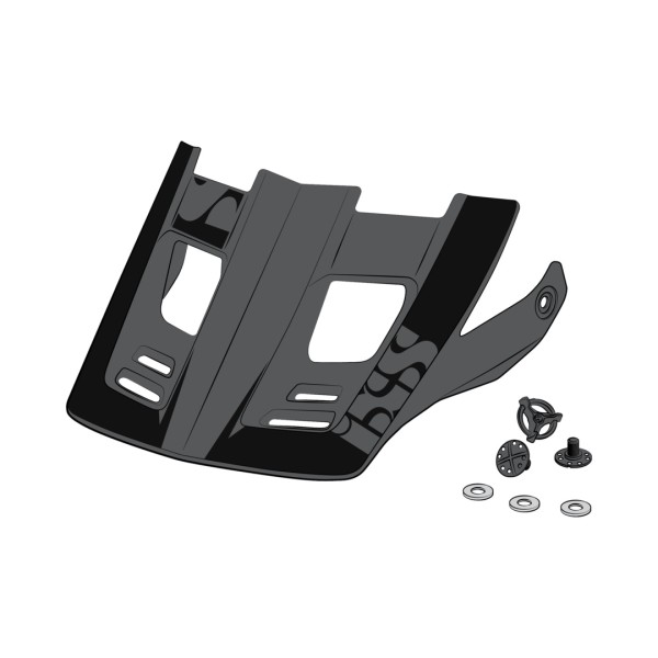 iXS Visier + Pins Xact EVO schwarz SM-LXL