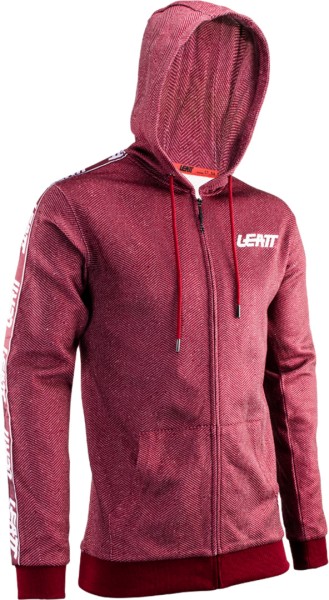 Leatt Zip Hoodie Premium V25 ruby M