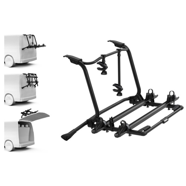 Thule Veloträger WanderWay 911 black für 2+1+1 Velos / zu VW T6 Multivan
