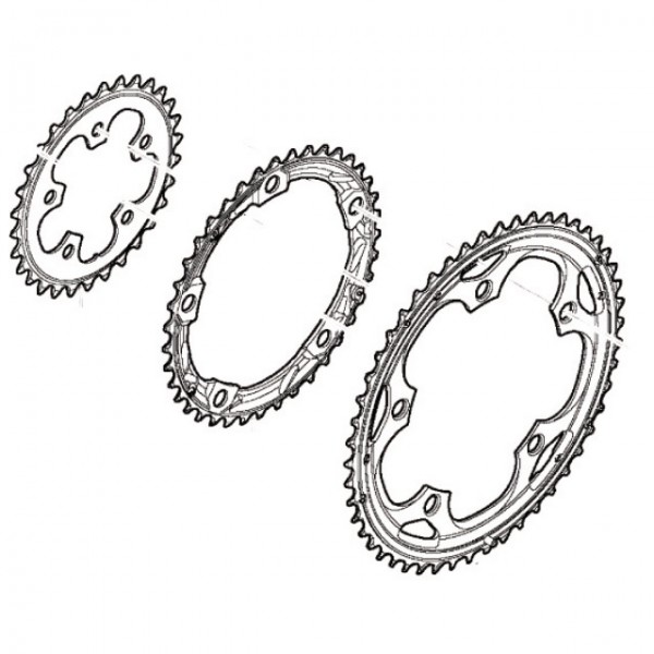 Shimano Kettenblatt 105 FC-5703 30 Zähne schwarz