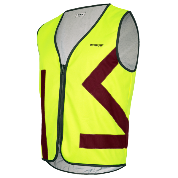Wowow Leuchtweste Urban Citizen, gelb und reflektierend, S