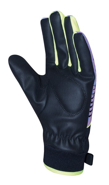 Chiba Kids Waterproof Gloves rainbow reflective/black