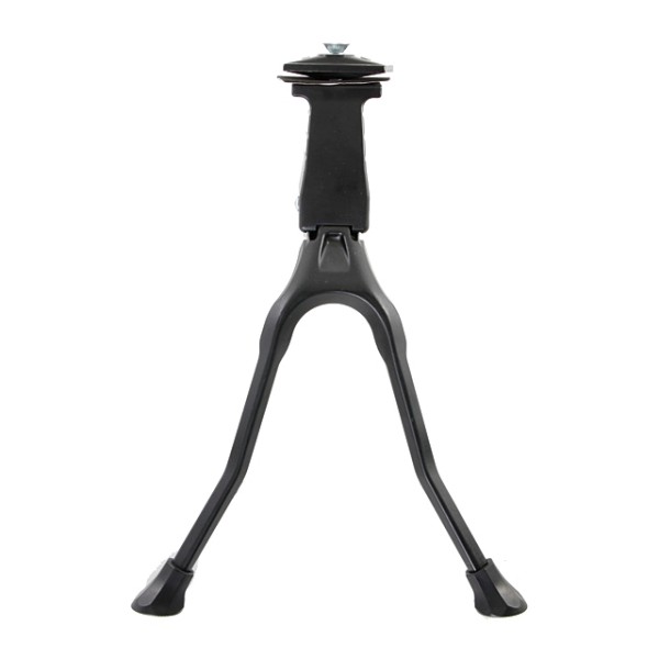 Contec Zweibeinstaender CKS-301 26 Zoll Fahrradstaender Aluminium Schwarz