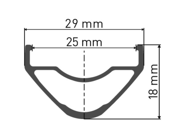 XR 391 Felge DB 29" 25 32L