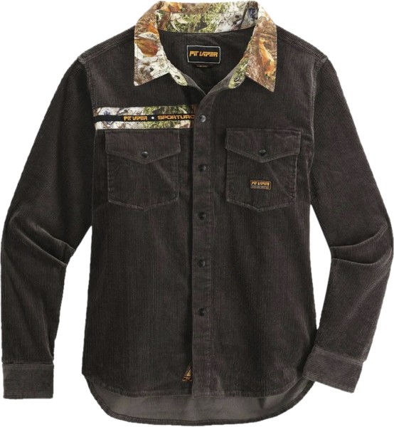 Pit Viper Sporturoy Button Down schwarz L