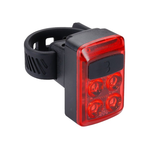 Rcklicht SlideRear, USB/Akku, 5 Modi Befestigung Schnellverschluss oder Clip