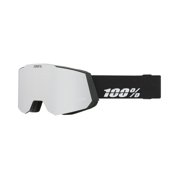 Snowcraft Hiper Goggle Black/Silver - Mirror Silver Lens