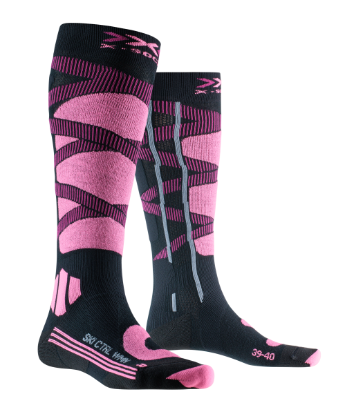 X-SOCKS Women Ski Control 4.0 opal black/magnolia purple